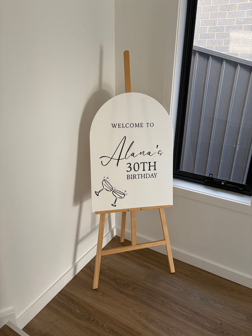 Acrylic Sign - Hire Package